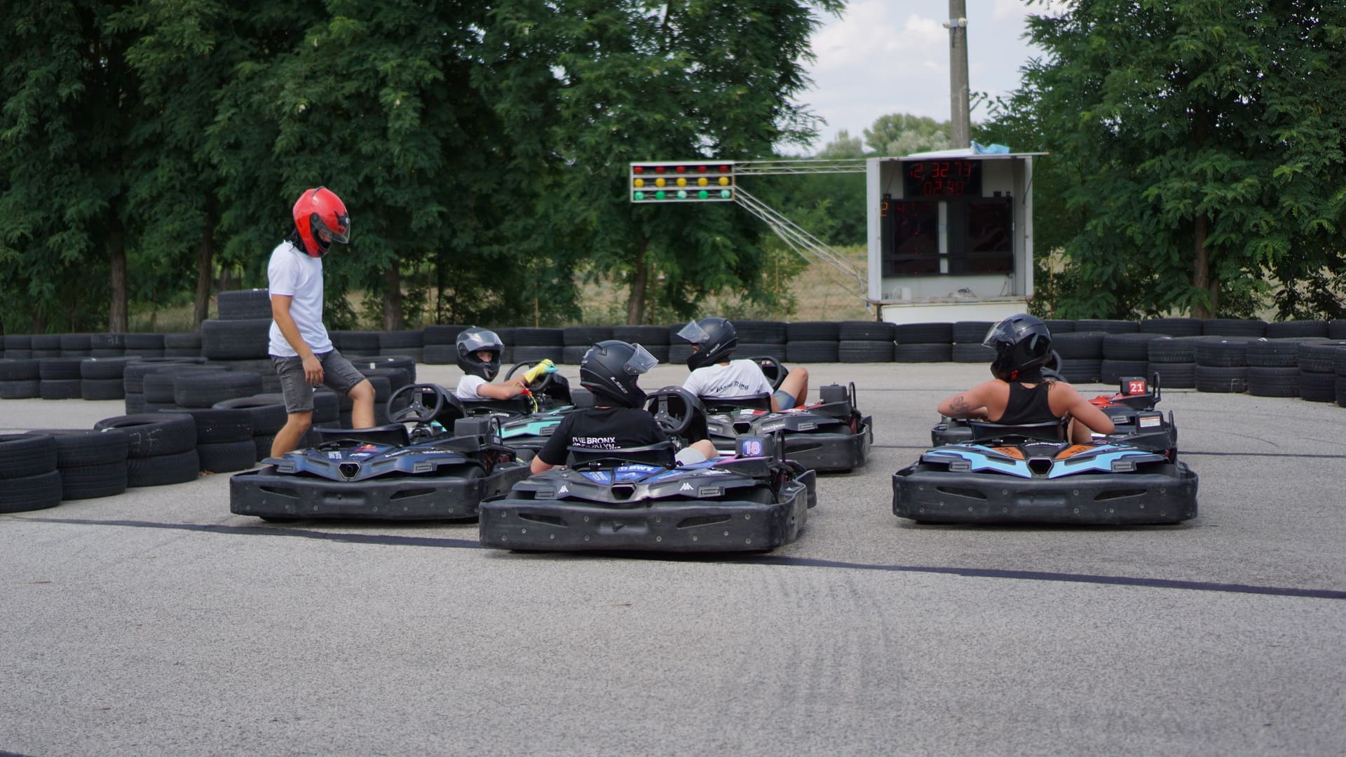 Sport gokart közelről